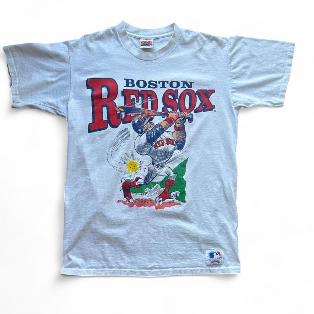 VTG 1989 Boston Red Sox Nutmeg MLB Jack Davis Single Stitch Men's T-shirts XL
